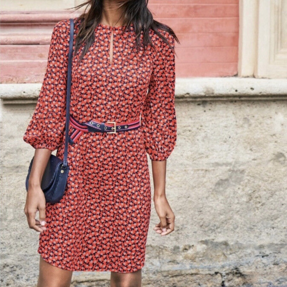 Boden Vanessa Floral Shift Dress - Picture 7 of 7
